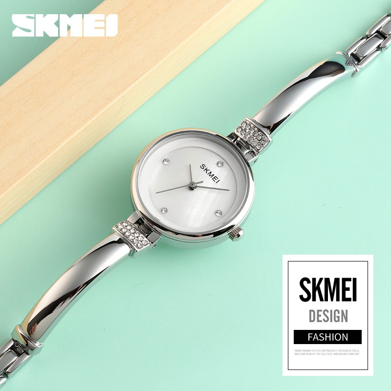 Đồng Hồ Quartz Dây Hợp Kim Chống Thấm Nước SKMEI
