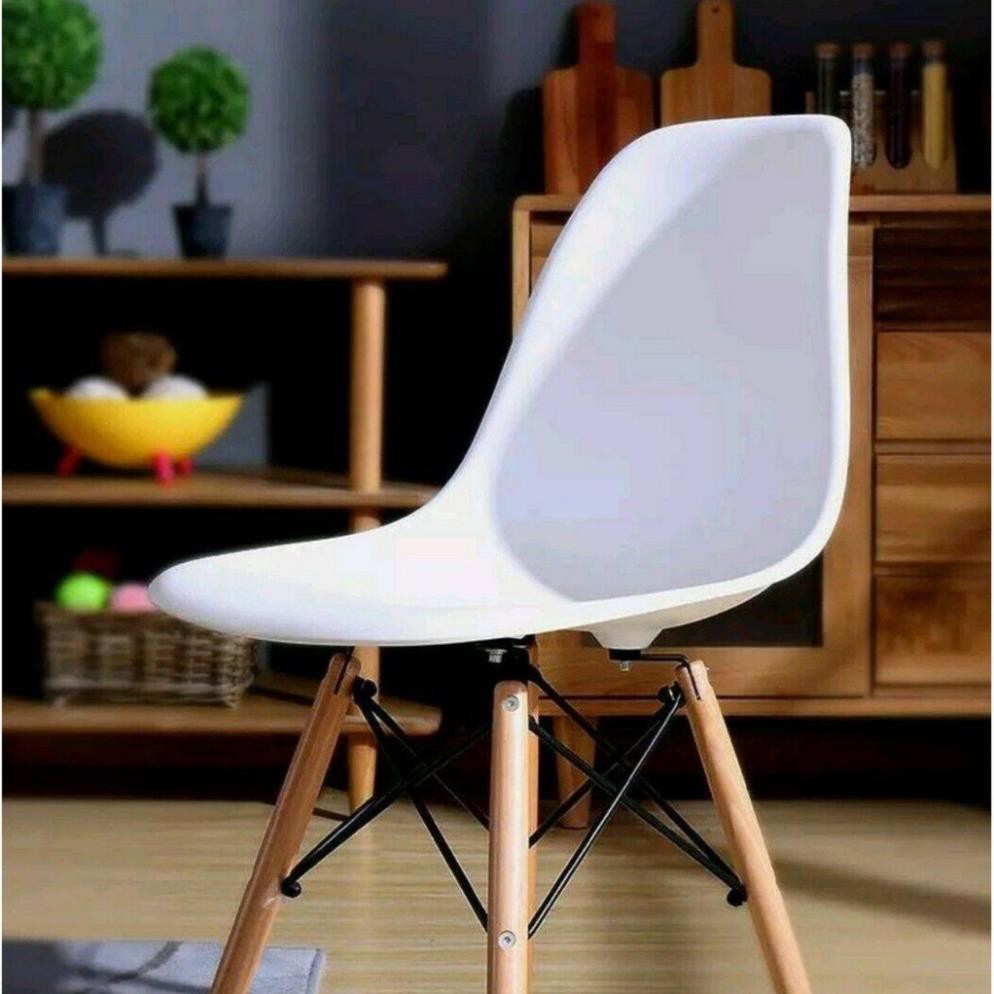 Ghế Làm Việc EAMES Chân Gỗ SỒI Dành Cho Phòng ĂN,Phòng KHÁCH,Cafe,Văn Phòng,Học tập | BigBuy360 - bigbuy360.vn