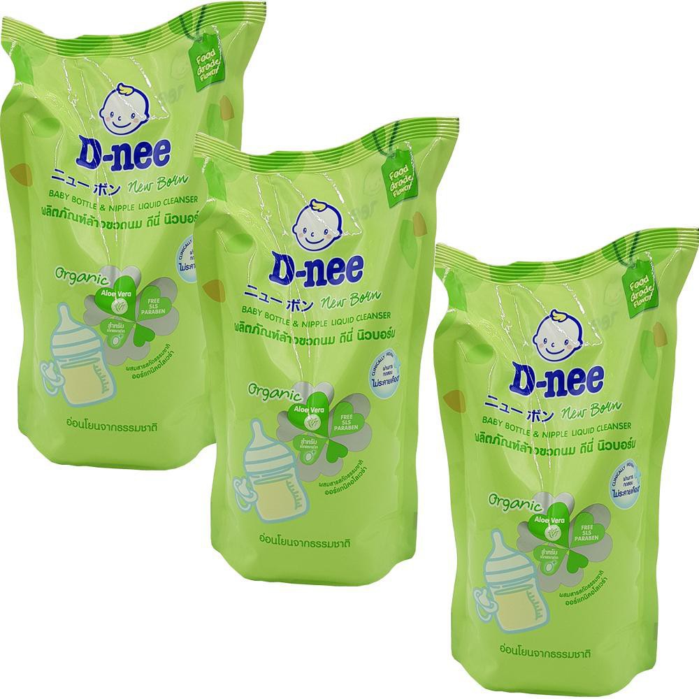 Nước rửa bình sữa Dnee Organic dạng túi 600ml