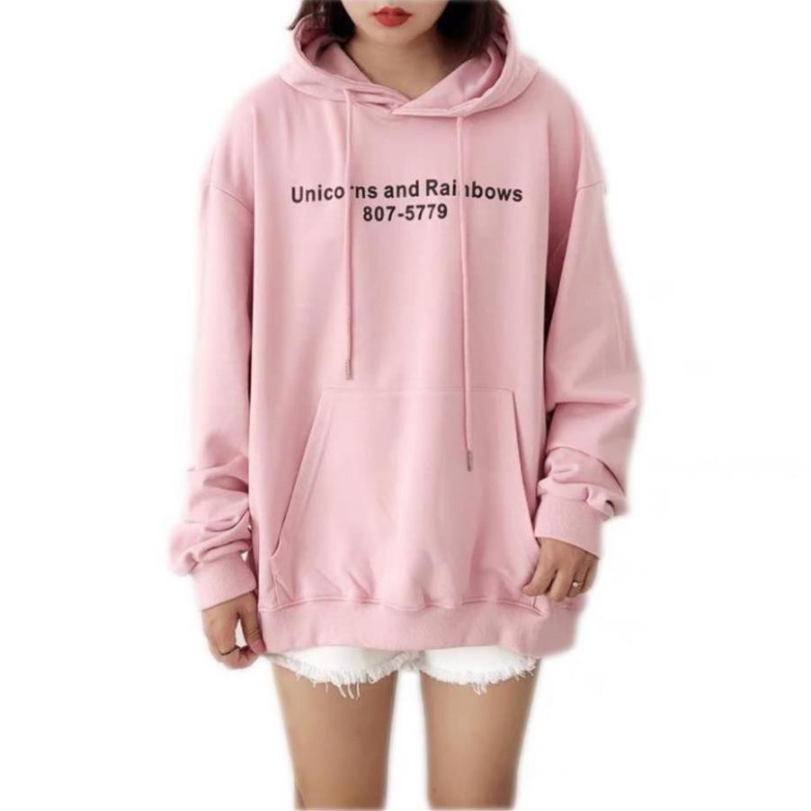 Áo HOODIE Hồng Kì Lân Unicorns Unisex