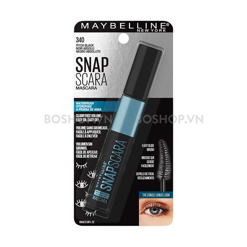 MASCARRA MAYBELLINE SNAPSCARRA WATERPROOF CHÍNH HÃNG - 5506