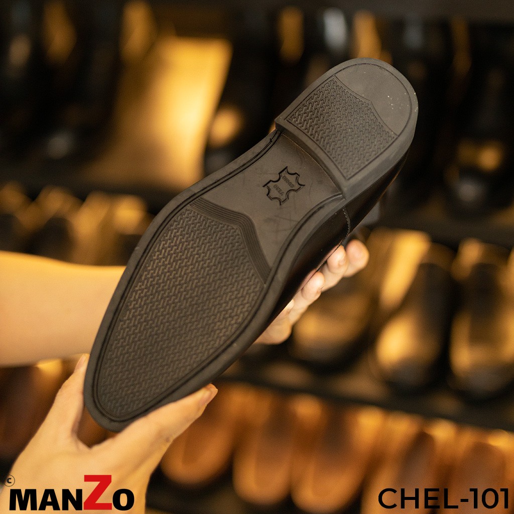 Giày Chelsea Boots cổ cao cho nam - Da bò thật 100% bảo hành 12 tháng - MANZO CHEL 101 - Manzo Store
