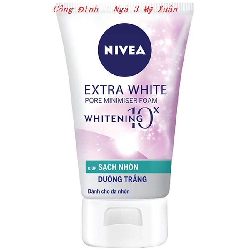 Sữa Rửa Mặt Dưỡng Trắng Sạch Nhờn - 100g Extra White Pore Minimiser Foam