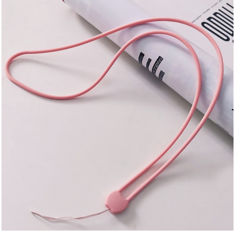 Dây Đeo Điện Thoại/Thẻ Bằng Silicone Màu Kẹo