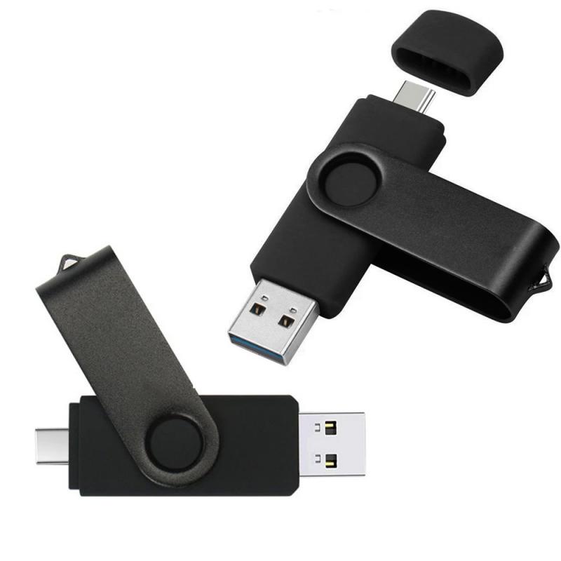 Ổ đĩa flash Hdoorlink USB 2.0 loại C 2 trong 1 tốc độ cao 128GB 64GB 32GB 16GB