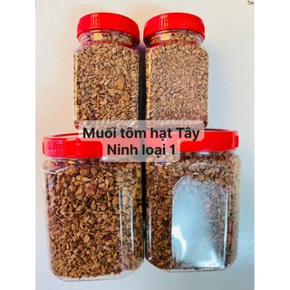 Muối tôm nguyên hạt hủ 100gr loại ngon nhất, cay vừa -Muối Chính Gốc Tây Ninh