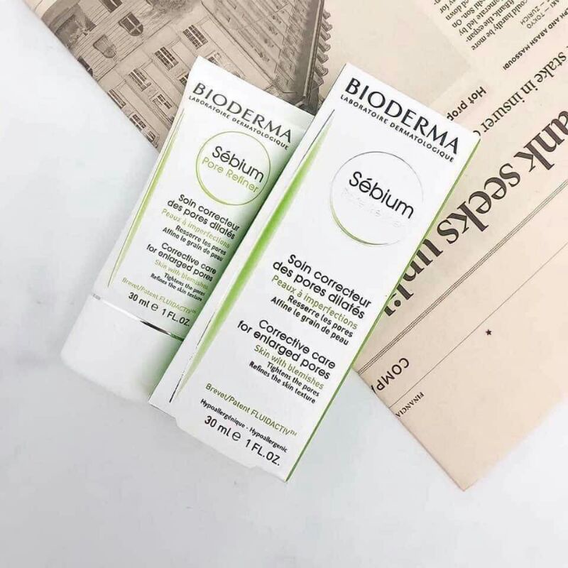 Kem se khít lỗ chân lông giảm bóng nhờn Bioderma Sebium Pore Refiner