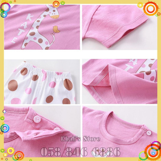 Bộ quần áo trẻ em, bộ cotton xuất hàn cho bé từ 1-6 tuổi combo si
