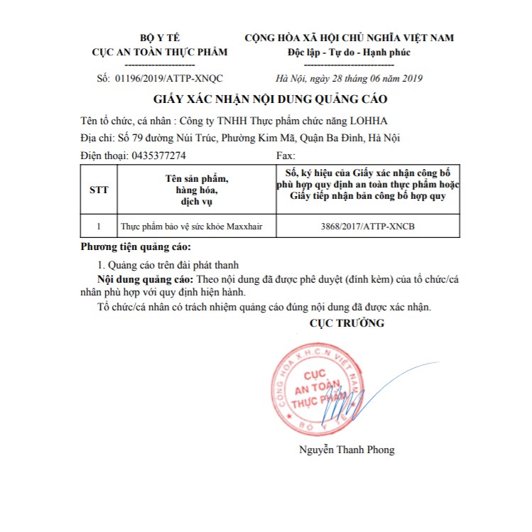 COMBO 6 MAXXHAIR Tích điểm tặng 1 hộp và Tặng kèm ngay 1 chai Vioga Hair | Thế Giới Skin Care