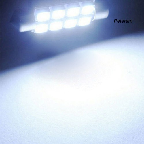 Bộ 2 Đèn Led 8 Bóng 36mm Smd Cho Xe Hơi