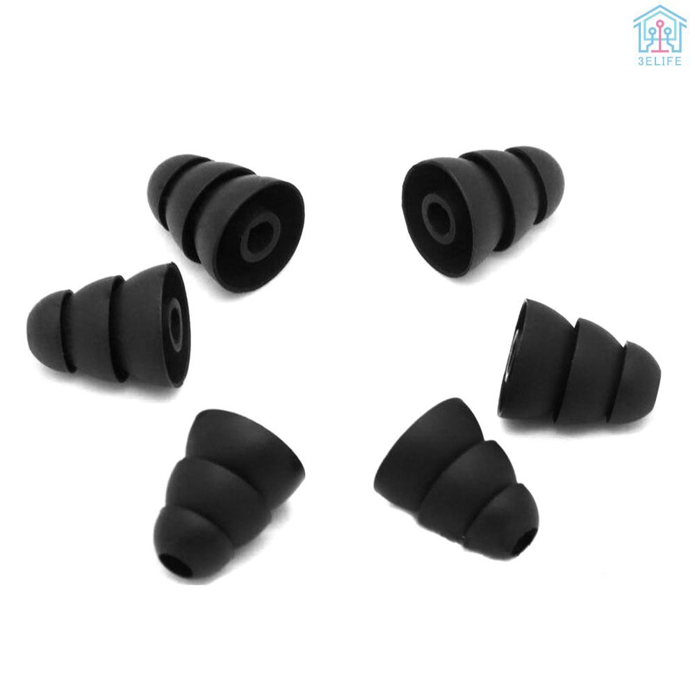 Set 6 Cặp Nút Silicone Cho Tai Nghe Nhét Tai