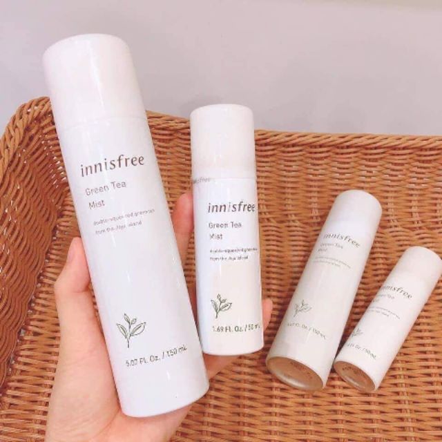 XỊT KHOÁNG TRÀ XANH INNISFREE  (mẫu mới 2019