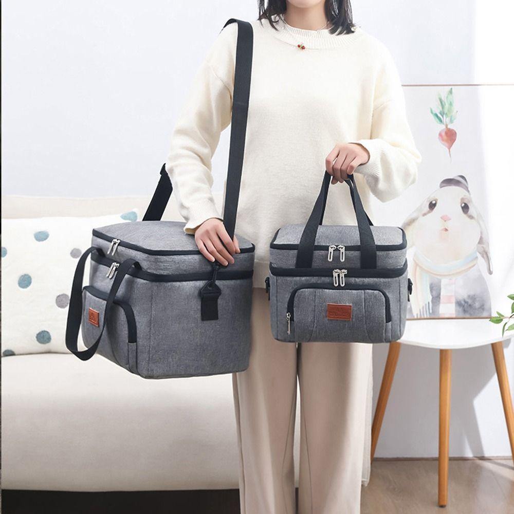 Túi Đựng Hộp Cơm Giữ Nhiệt Chống Thấm Nước Dung Tích 10L / 20L Tiện Dụng Mang Theo Du Lịch
