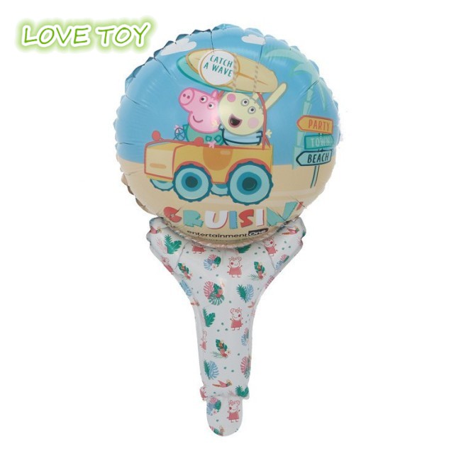 Bong Bóng Lõi Nhôm Hình Chú Heo Peppa Hoạt Hình 16inch Trang Trí Tiệc Sinh Nhật/Đám Cưới