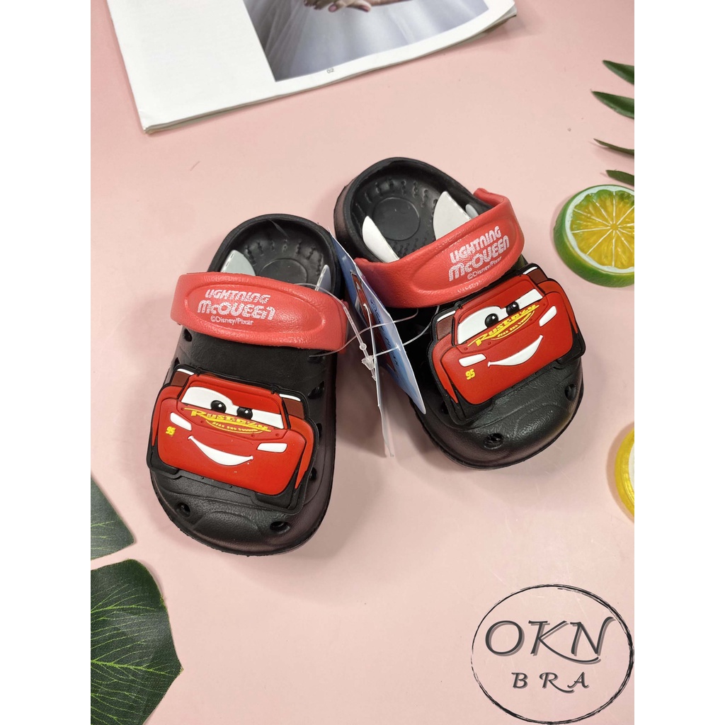 Giày sục bé trai ô tô Lightning McQueen hàng nhập khẩu Thái Lan