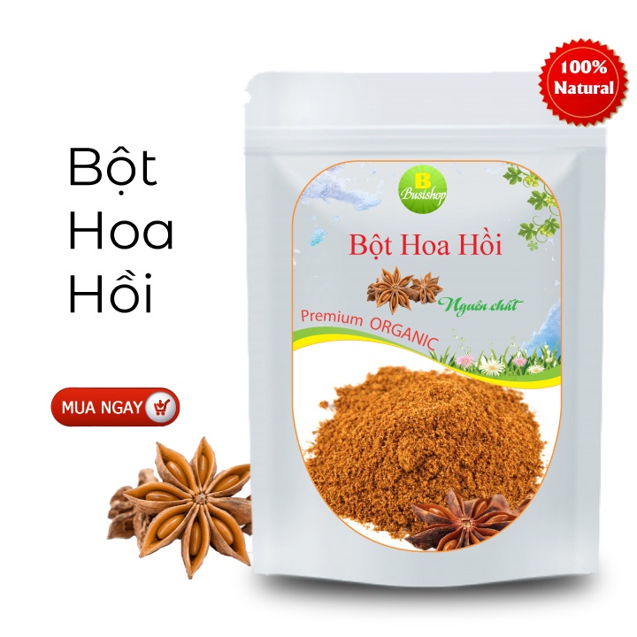 Bột hoa hồi nguyên chất 100g