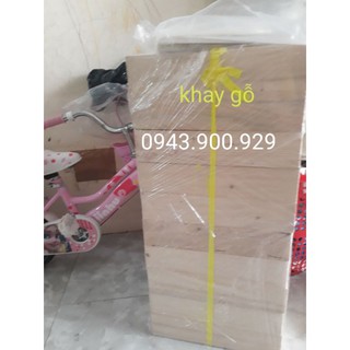 Combo 10 khay gỗ size 25cm*35cm(kèm màng co khay)