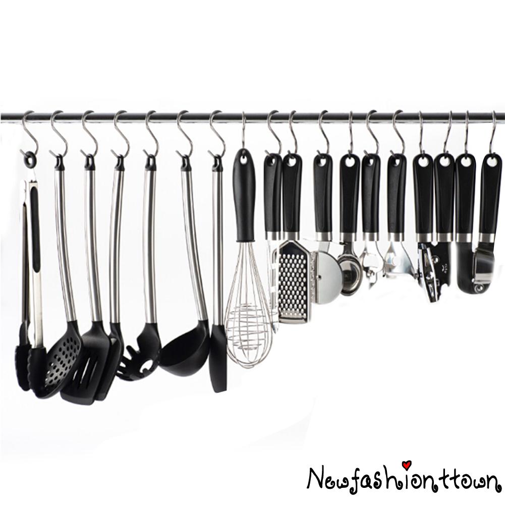 Set 10 Móc Inox Hình Chữ S Treo Đồ Đa Năng