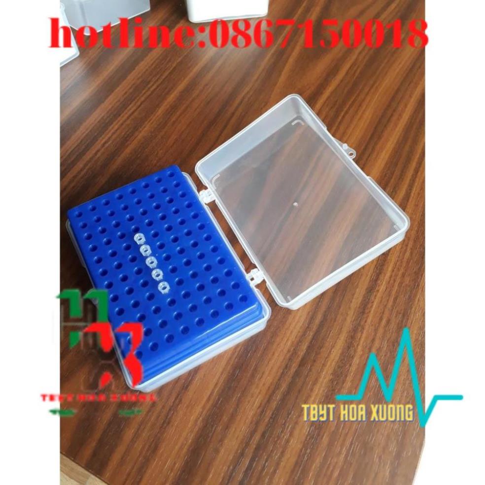 Hộp đựng đầu côn vàng, xanh, trắng