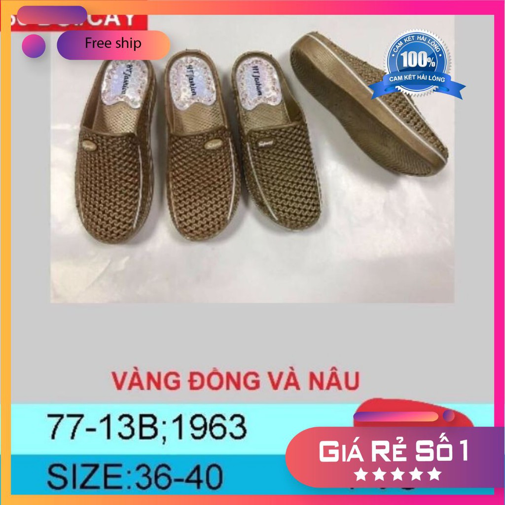 🌿 🌼 Giày dép mũ bít đầu nam nữ , sieu bền tiện lơi chất lượng💥