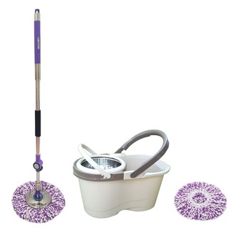 BỘ LAU NHÀ 360 ĐỘ RỜI LỒNG + CÂY TRỢ LỰC, HÀNG CAO CẤP