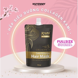 Hấp siêu dưỡng Collagen Kami- Phục hồi tóc hư tổn, kích thích mọc tóc