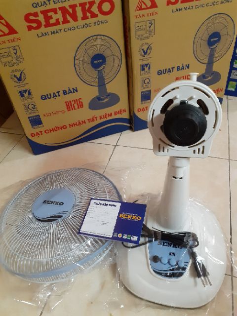 ĐẶT QUẠT NHẬN TRONG NGÀY: QUẠT BÀN THẾ HỆ MỚI: QUẠT SENKO B1216 🌟🌟🌟8
