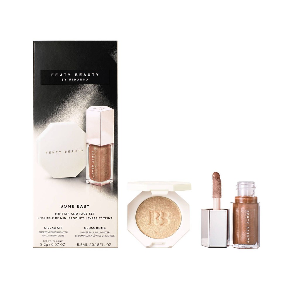 [FENTY BEAUTY] Bộ son và highlighter Fenty Beauty Bomb Baby Mini Lip And Face Set | BigBuy360 - bigbuy360.vn
