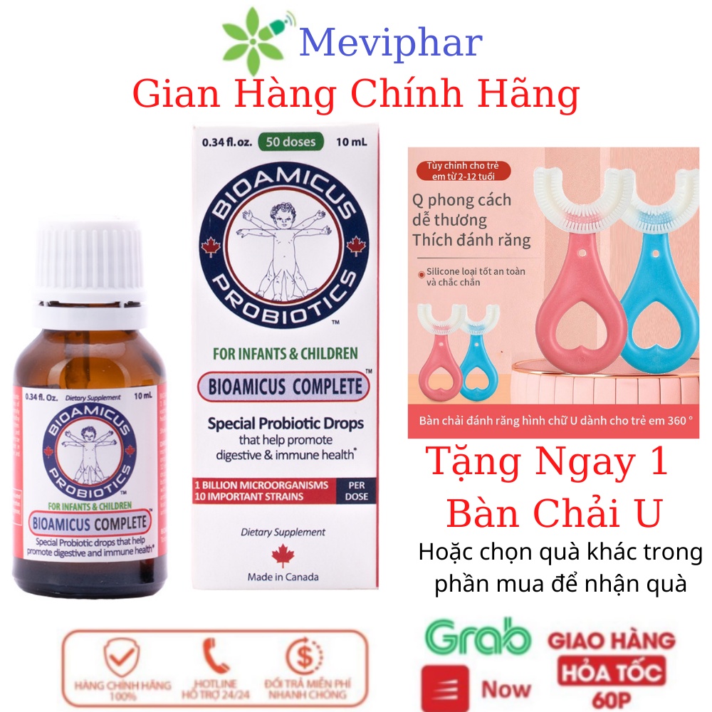 Men vi sinh 10 chủng BioAmicus Complete 10ml - Nhập Khẩu Chính Hãng CANADA