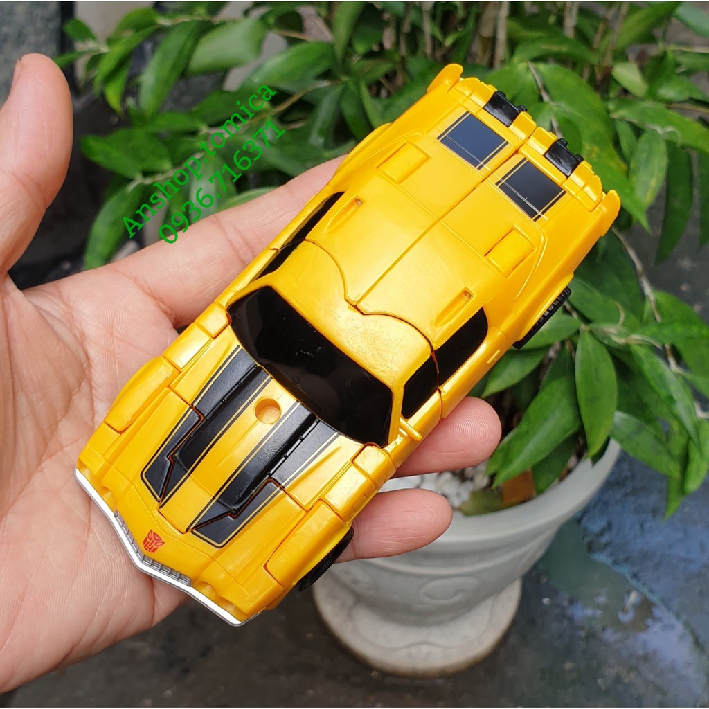 Robot biến hình xe Ô tô Bumblebee cao 11cm, màu vàng nhiều bước Transformers - Hasbro