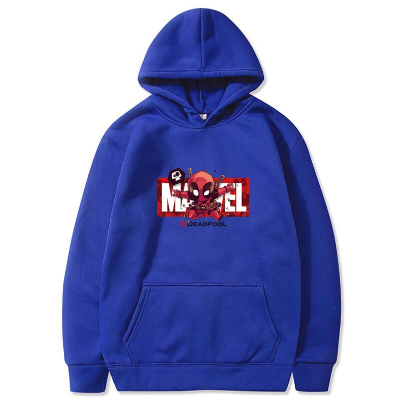 Marvel Áo Hoodie In Hình Siêu Anh Hùng Deadpool Đẹp Mắt