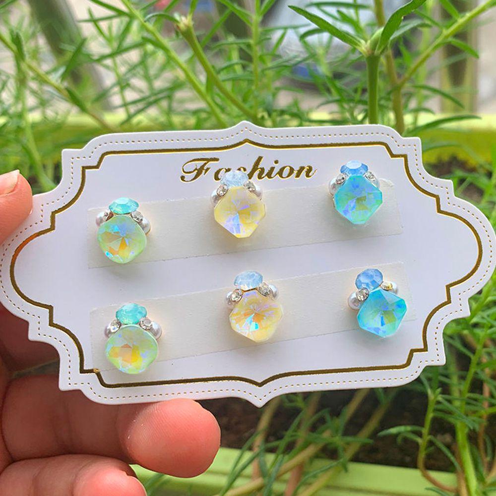 Phụ Kiện Trang Trí Móng Tay Hình Vuông Xinh Xắn|Phụ Kiện Trang Trí Móng Tay 3D Cho Nữ|Phụ Kiện Trang Trí Móng Tay Nhiều Màu Sắc Xinh Xắn