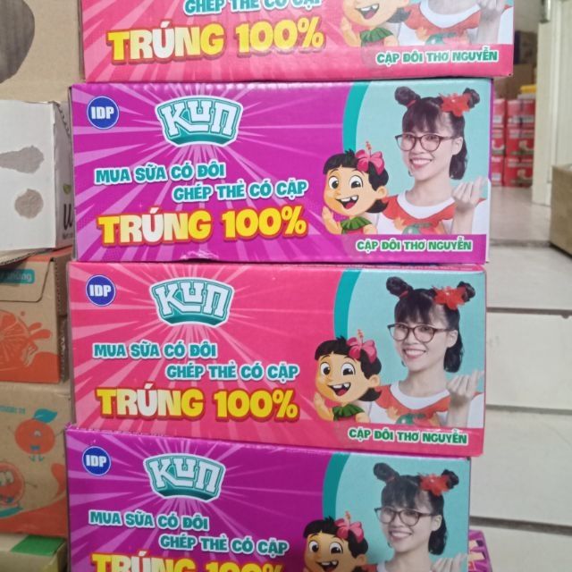 Sữa trái cây Kun túi mix vị (thùng 24 túi)