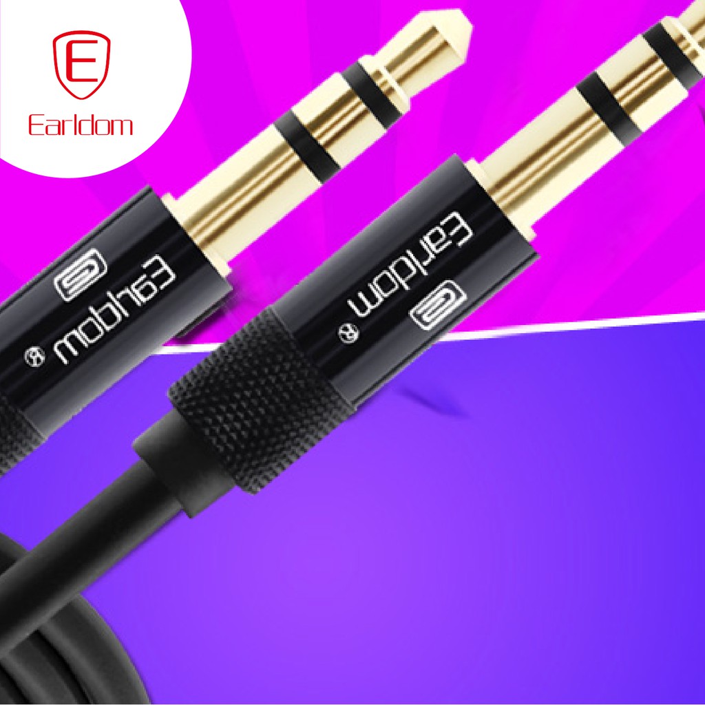 Dây ra loa 2 đầu 3.5 dài 2m Earldom AUX - 10 chính hãng