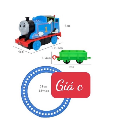 PHỤ KIỆN TRANG TRÍ BÁNH ĐƯỜNG RAY TÀU LỬA K CÓ PIN