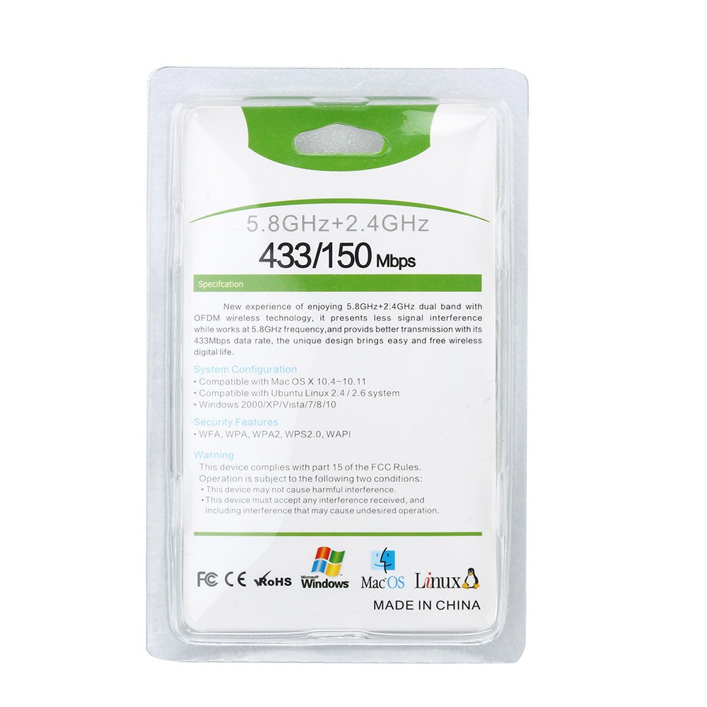 Bộ ăng ten 2 băng tần 600 Mbps 2.4/5Ghz cho modem wifi | BigBuy360 - bigbuy360.vn