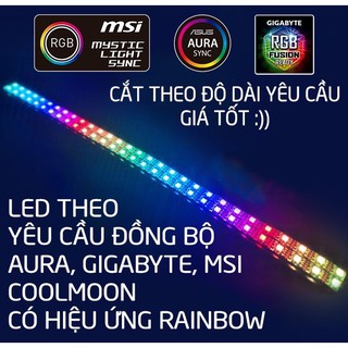 LED ĐỒNG BỘ AURA, GIGABYTE, MSI COOLMOON CÓ HIỆU ỨNG RAINBOW