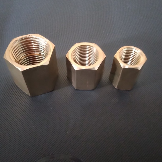 Nối 2 đầu ren trong phi 13mm;17mm;21mm  đồng