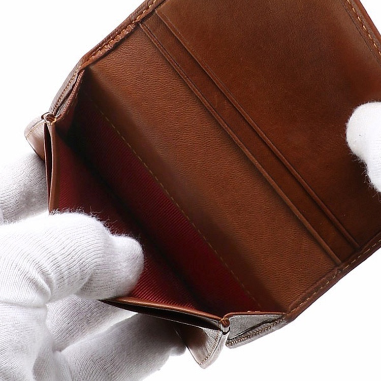 Ví Da Nam, Bóp Nam Mini da bò thật, nhỏ gọn tiện lợi, đựng tiền + Thẻ ngân hàng + Card - Có bảo hành