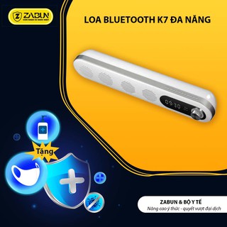 [Bảo Hành 36 Tháng] Loa Bluetooth Âm Thanh Nét, Combo Loa Kép, Hỗ Trợ Thẻ Nhớ, Hiển Thị Đồng Hồ Nhiệt Độ Và Màn Hình Led