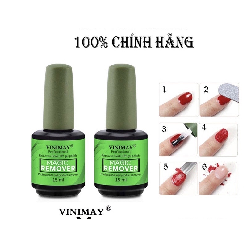 Phá gel vinimayMAGIC REMOVER ( chai 15ml ) Shopee Việt Nam