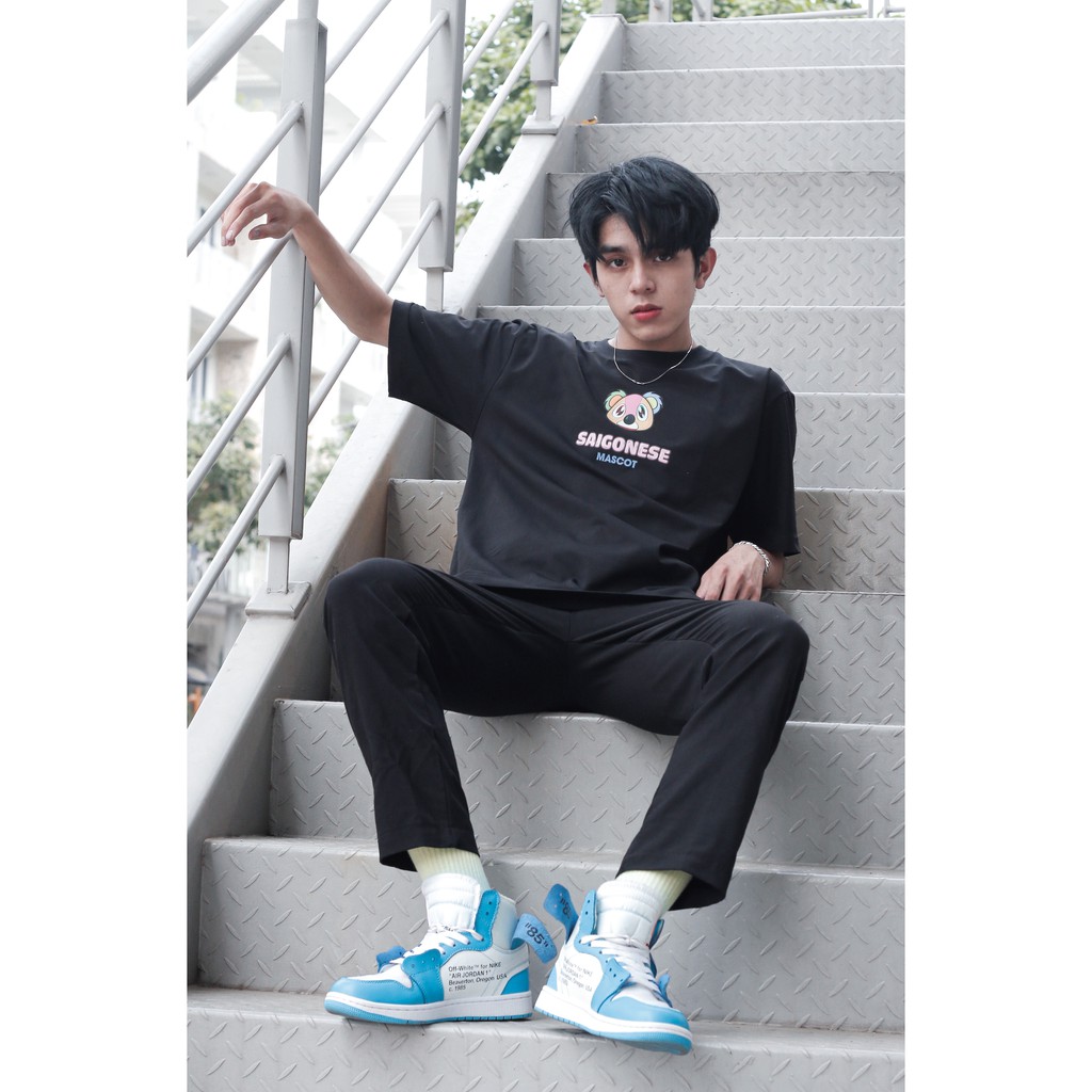 Áo Thun Tay Lỡ Mascot Koala SGES Unisex Nam Nữ Streetwear