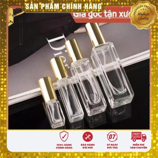 Lọ chiết nước hoa vuông 20ml/15ml/10ml/5ml - lo nuoc hoa