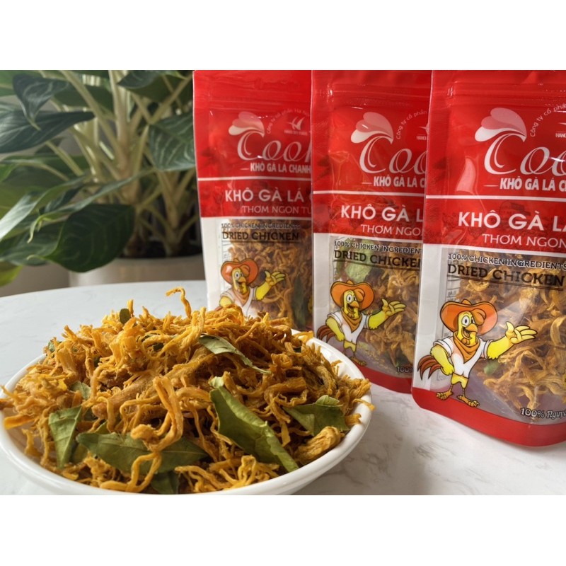 [Khô Gà loại 1] Khô gà lá chanh Cooky 70g - Khô gà lá chanh | BigBuy360 - bigbuy360.vn