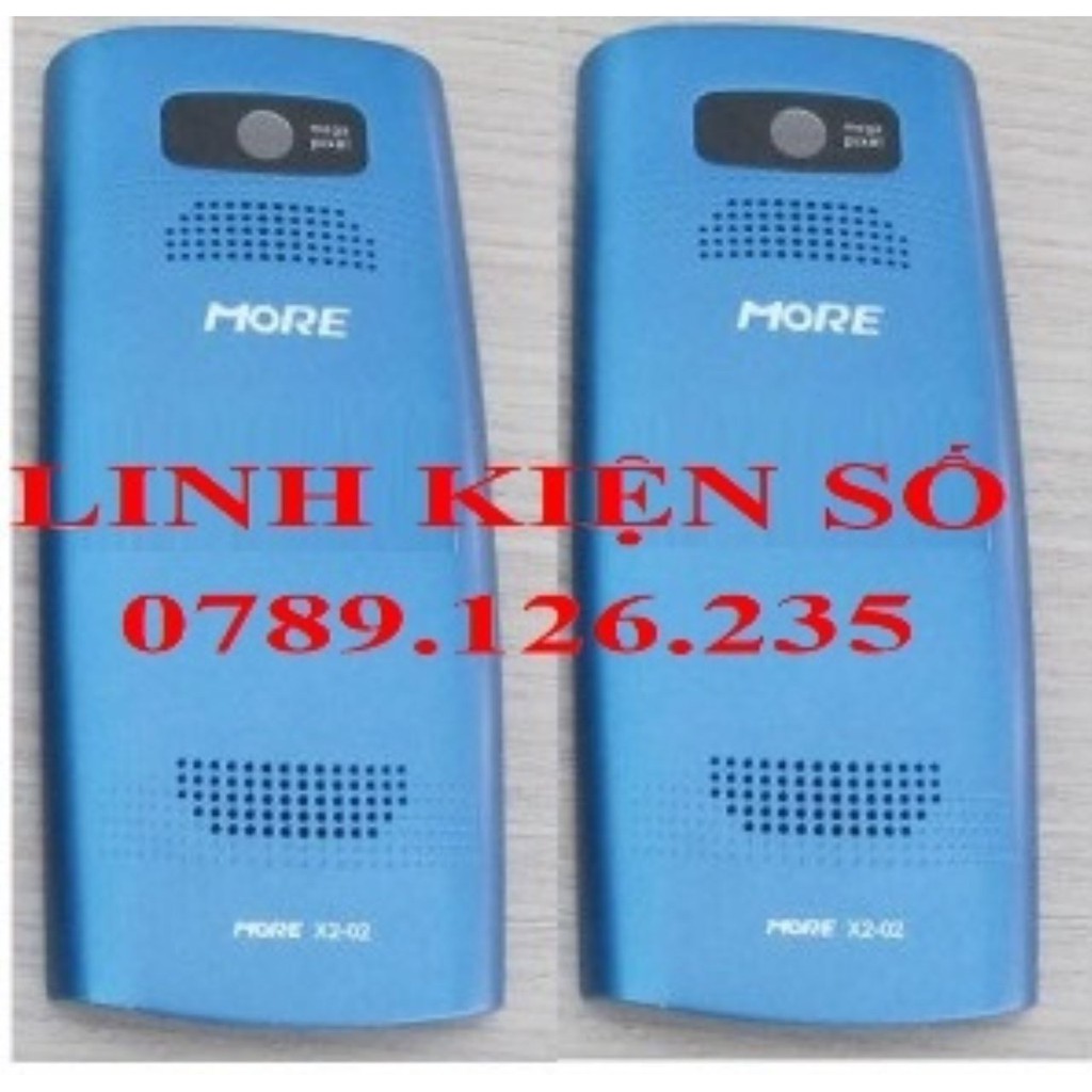 VỎ NOKIA X2 02 KHÔNG PHÍM MÀU XANH