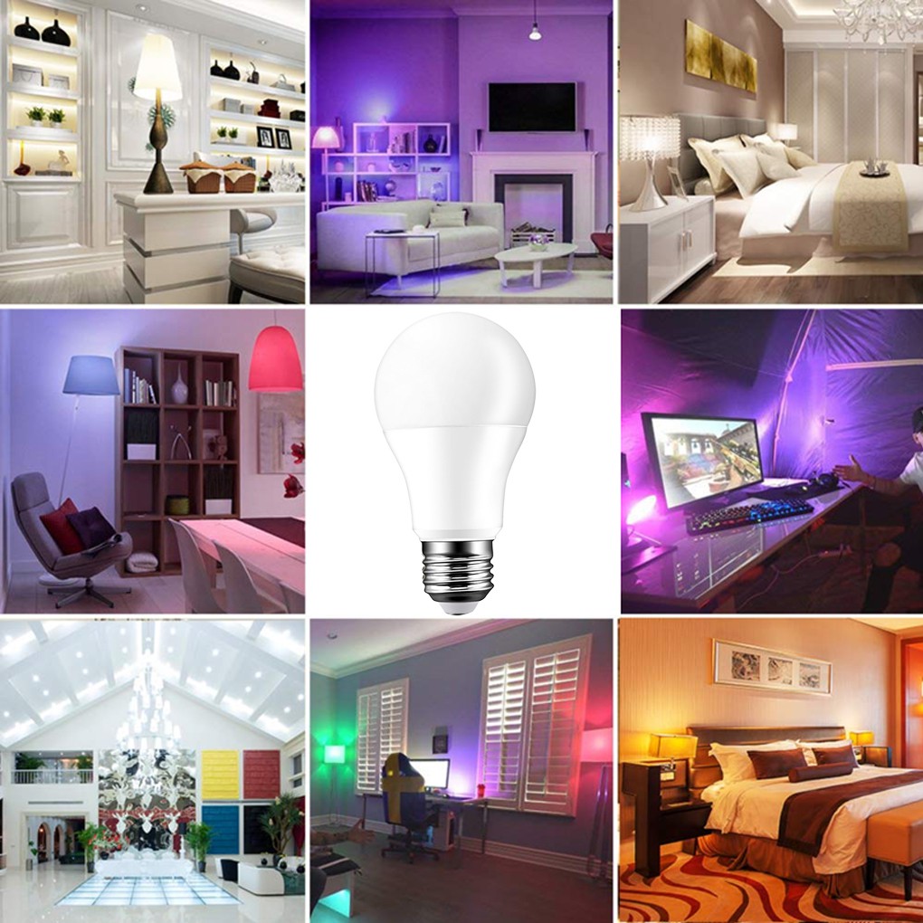 Bóng Đèn Led Thông Minh E27/E12/B22 Điều Khiển Bằng Giọng Nói