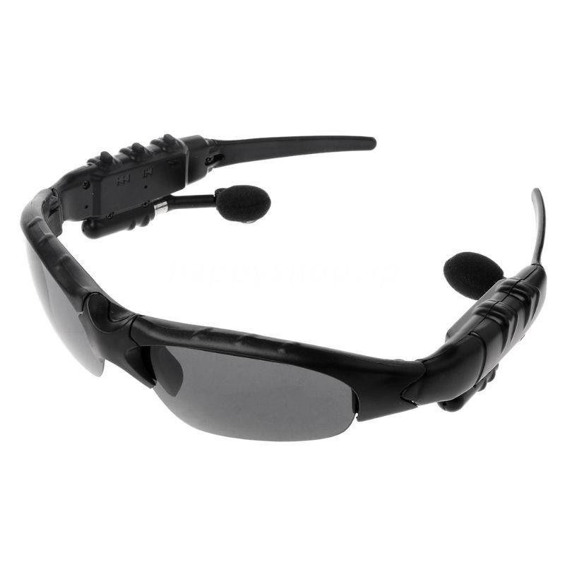 Tai nghe Bluetooth không dây tích hợp kính mát che nắng âm thanh nổi gọi điện rảnh tay dành cho nam và nữ HSV