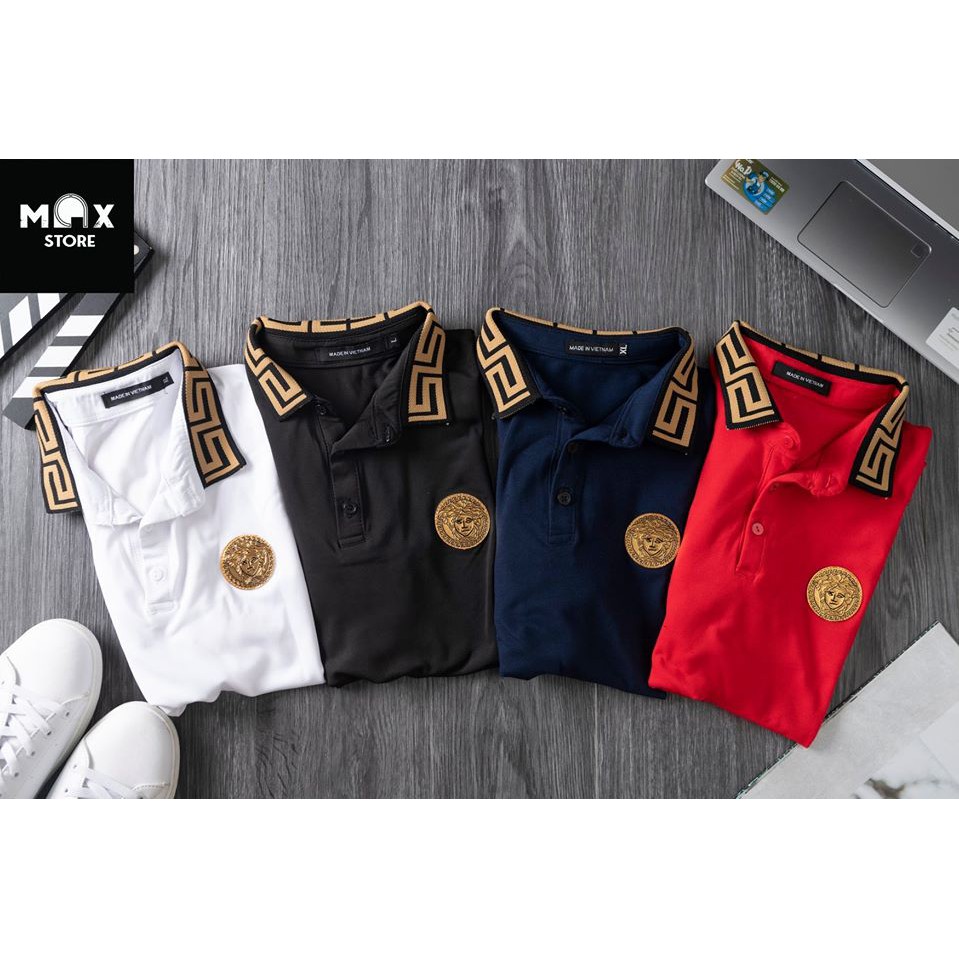 Aó polo ngắn tay có cổ thêu nhiều mẫu khác nhau | BigBuy360 - bigbuy360.vn