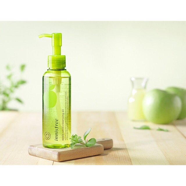🍏Dầu tẩy trang táo xanh Innisfree Apple Seed Cleansing Oil mẫu mới nhất 🍏