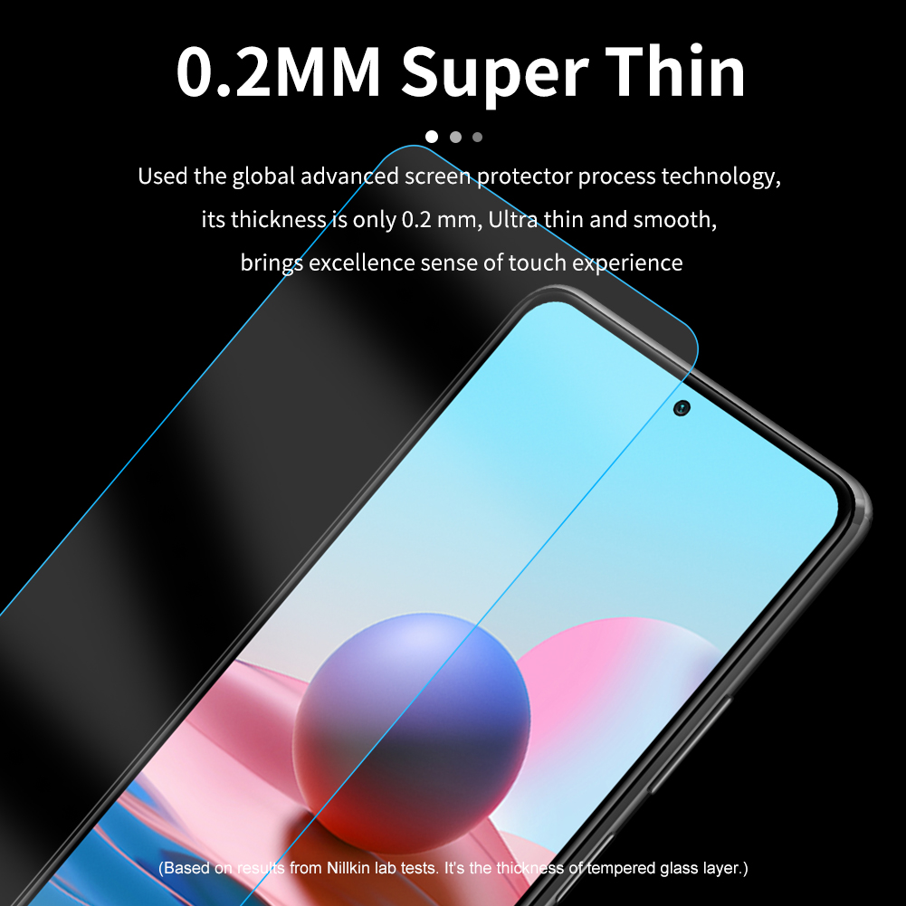 Kính Cường Lực Nillkin 2.5d H+ Pro Cho Xiaomi Redmi Note 10 Pro / Redmi Note 10 Pro Max Dày 0.2mm 9h